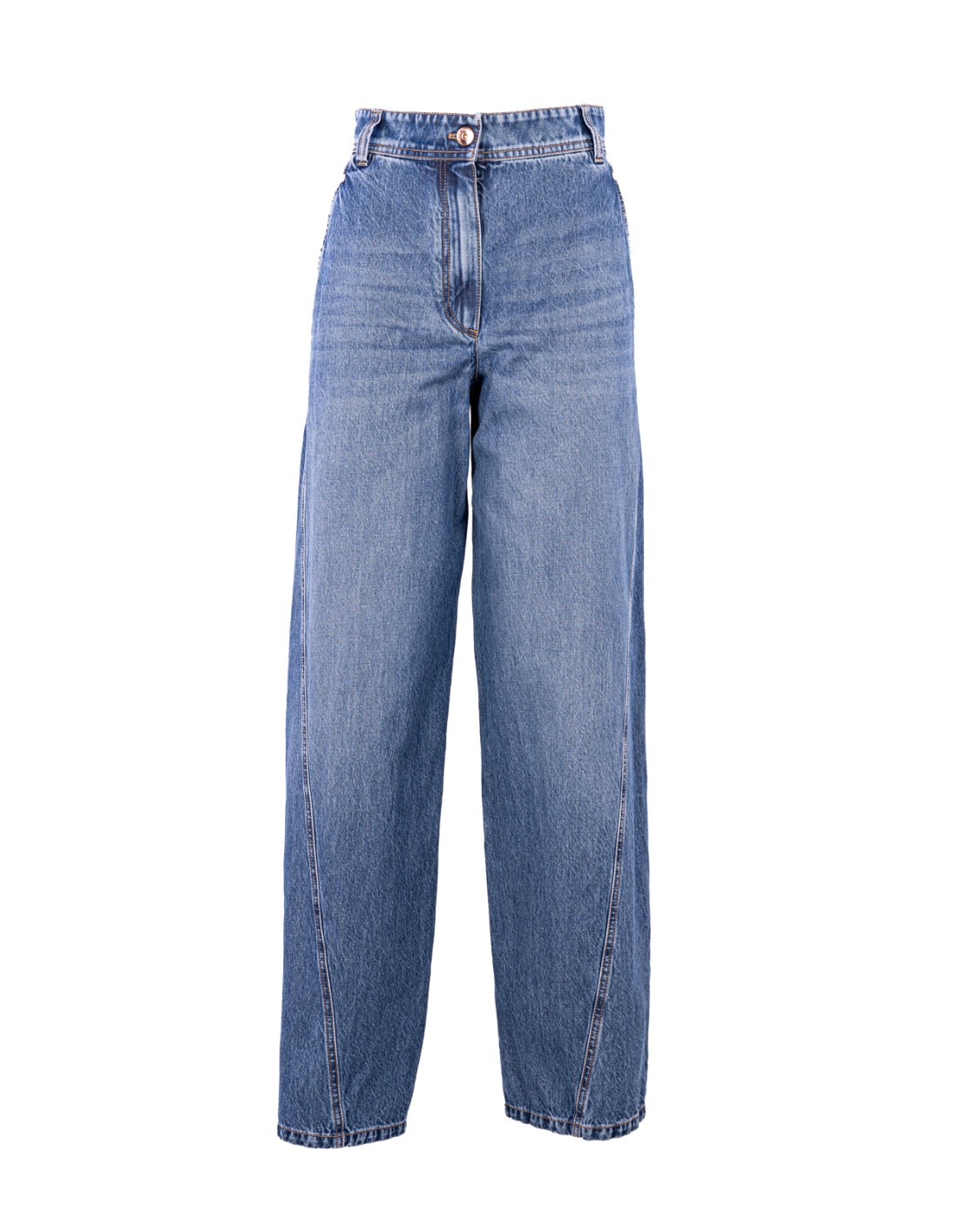 shop BRUNELLO CUCINELLI  Jeans: Brunello Cucinelli pantalone Baggy in denim.
Chiusura a zip con bottone.
Tasche frontali con taschino.
Tasche posteriori a toppa.
Decorazione in monile Nickel-free.
Composizione: 100% COTONE.
Fabbricato in Italia.. MH188P5811-C8997 number 241928